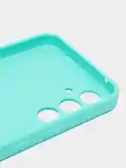 Бирюзовый чехол для Samsung Galaxy A54 / Самсунг Галакси А54, силиконовый, матовый