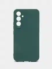 Тёмно-зелёный чехол для Samsung Galaxy A54 / Самсунг Галакси А54, силиконовый, матовый