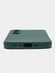 Тёмно-зелёный чехол для Samsung Galaxy A54 / Самсунг Галакси А54, силиконовый, матовый