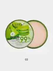 Серый пудра для лица с экстрактом алоэ Lideal Aloe