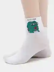 Зеленый носки, средней длины, унисекс