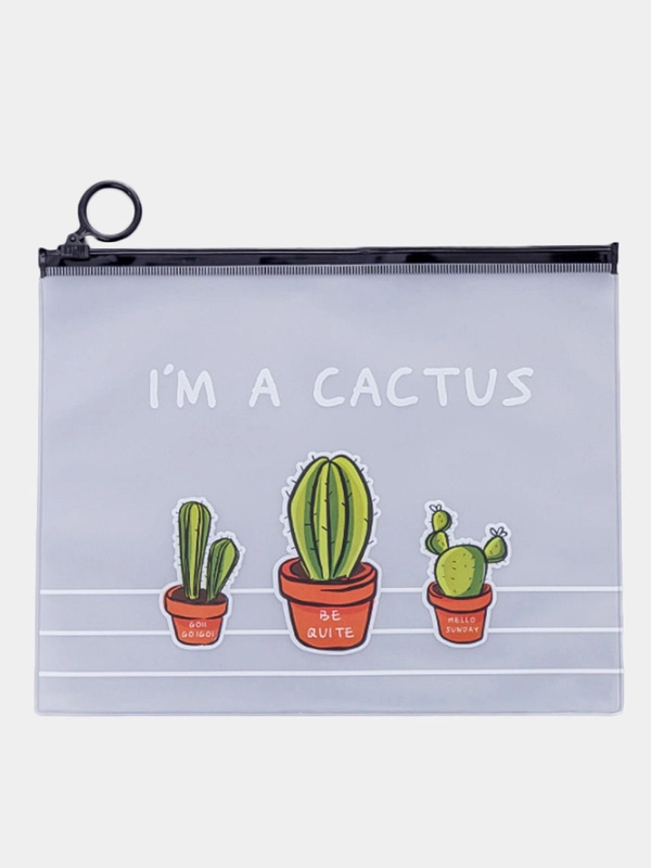 Косметичка дорожная, папка, пенал Cactus