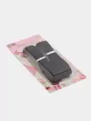 Липучка, 20 мм х 25 см, цвет чёрный