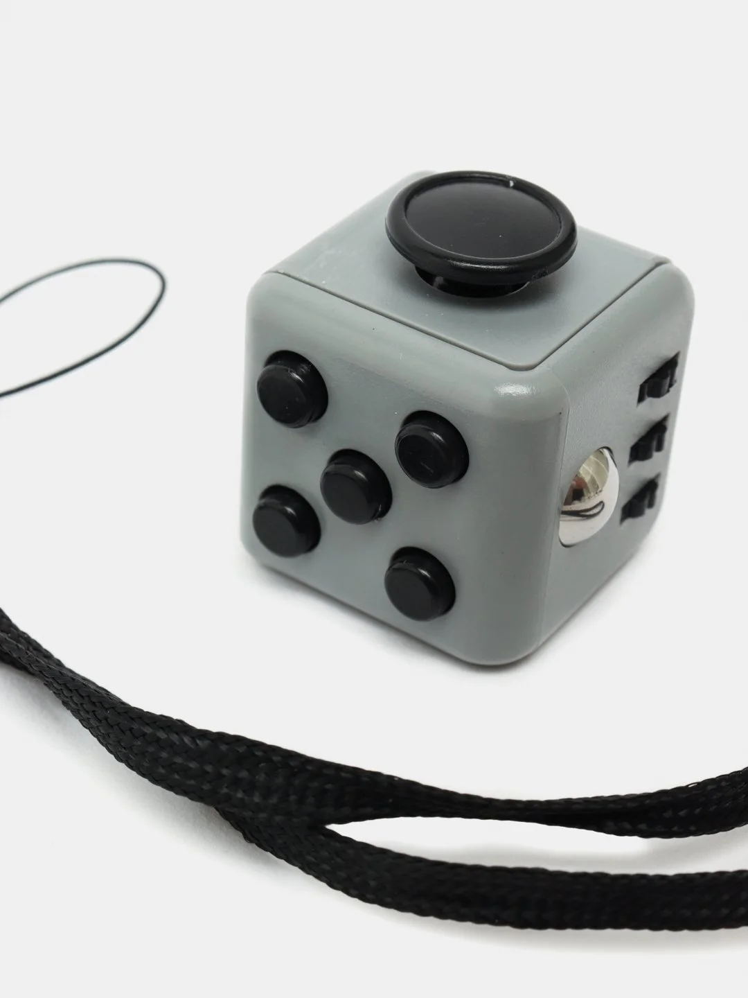 Угольный кубик-антистресс Fidget Cube (фиджет куб) игрушка развивающая, тактильная, сенсорная