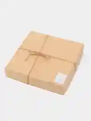 Белый подставка/поднос/ подсвечник из гипса 17,2 см