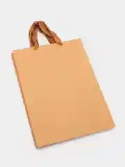 Крафтовый пакет подарочный с ручками лентами 30*40 см