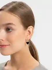 Серьги с подвеской Сердечко