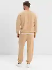 Бежевый костюм спортивный мужской