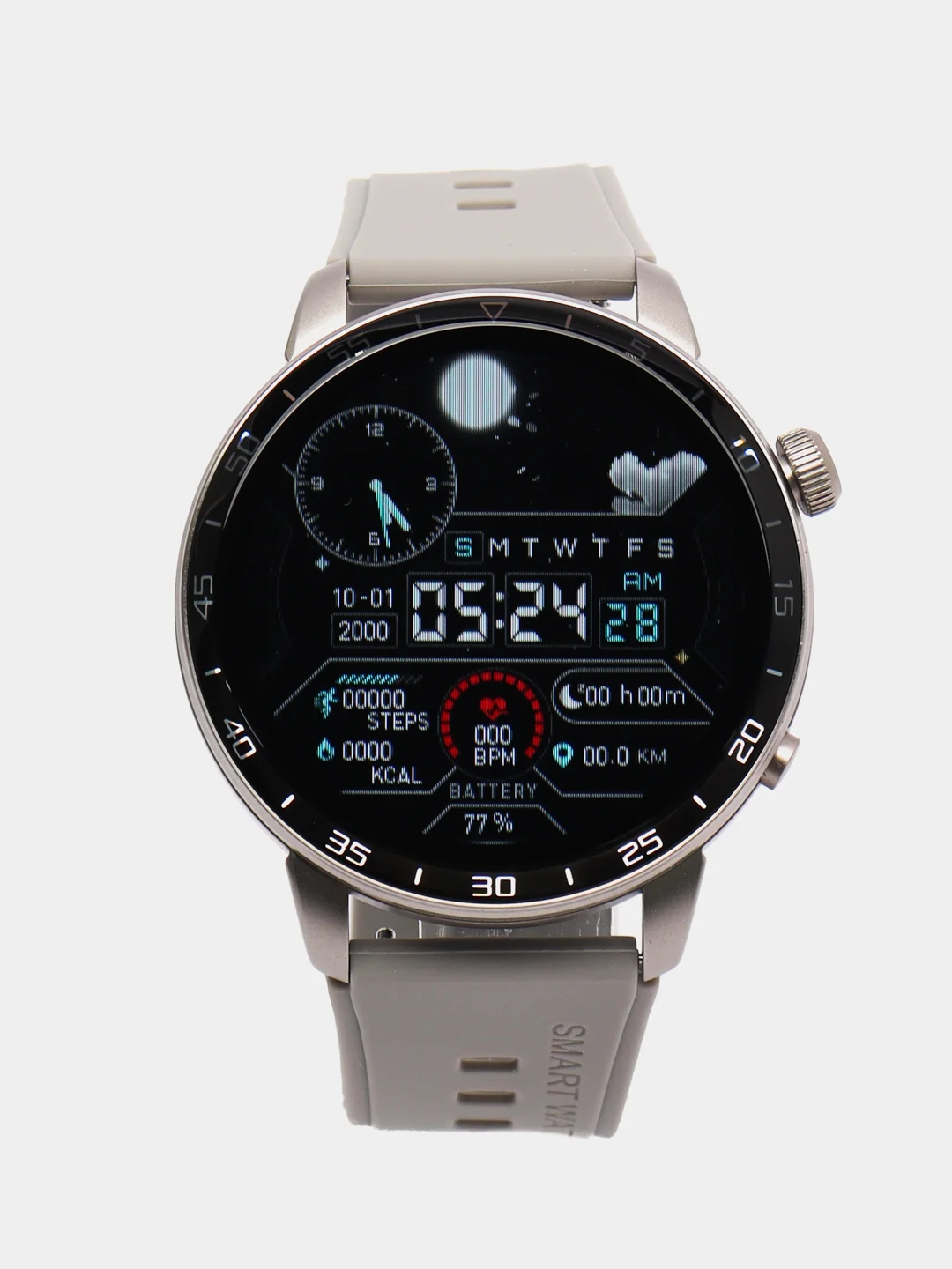Серый умные часы Smart watch XBO X3 PRO, с поддержкой звонков и уведомлений по Bluetooth