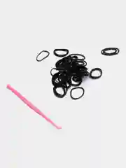 Резинки для плетения Loom Bands 600 штук, чёрный