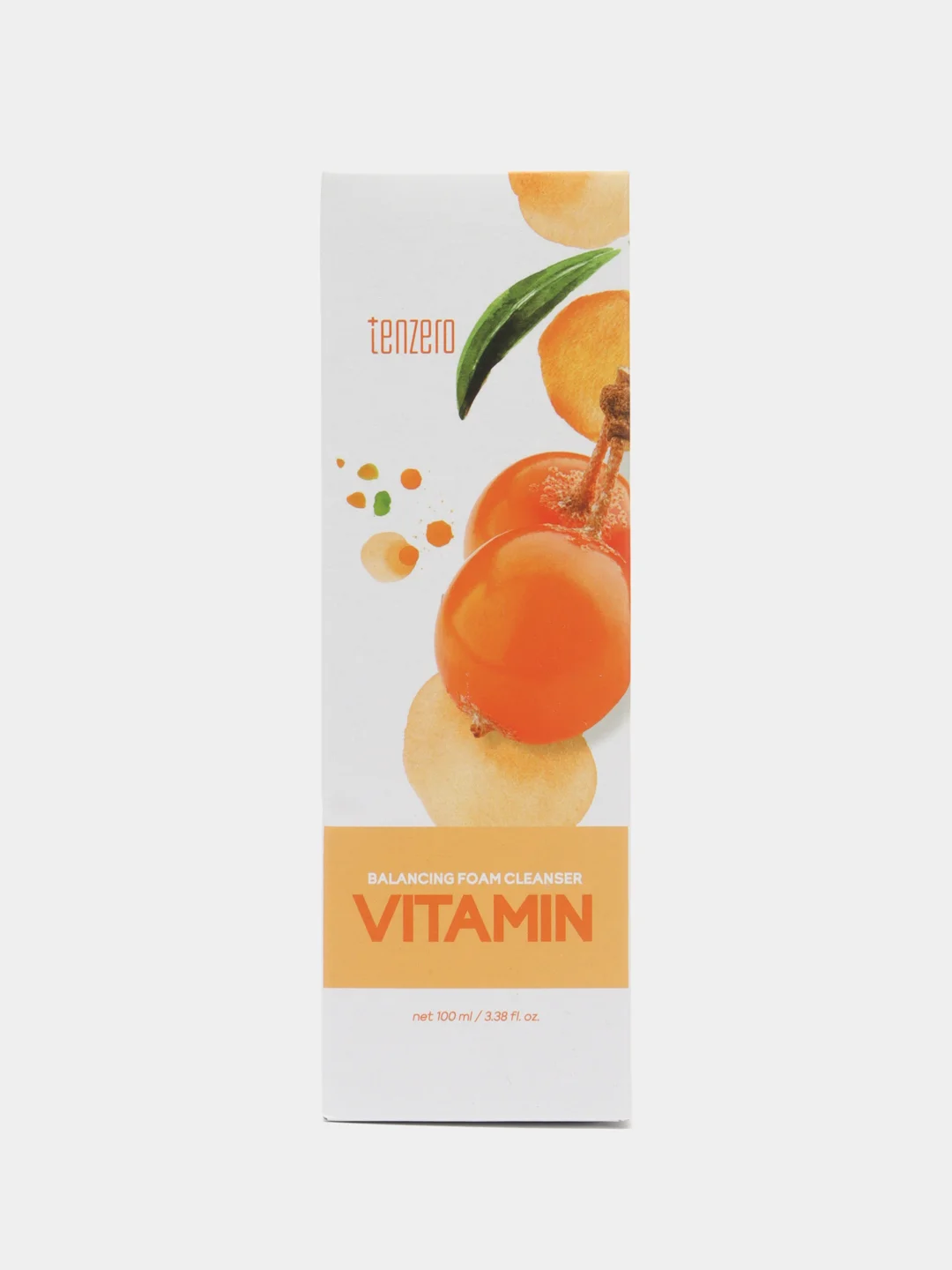 Оранжевый пенка для умывания лица Tenzero Balancing Foam Cleanser