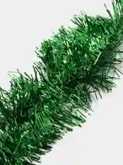 Зеленый мишура на елку, d 9 см, 2 м