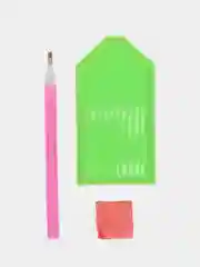 Коралловый алмазная мозаика на подставке, 20*20 см