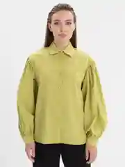 Салатовый рубашка   блузка женская