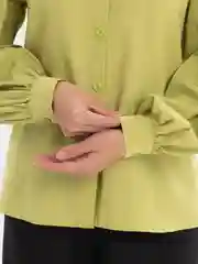 Салатовый рубашка   блузка женская