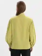 Салатовый рубашка   блузка женская