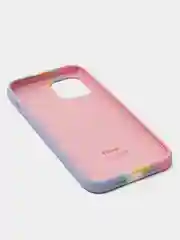 Голубой чехол разноцветный радужный Rainbow case для iPhone 12, 12 Pro, 12 Pro Max
