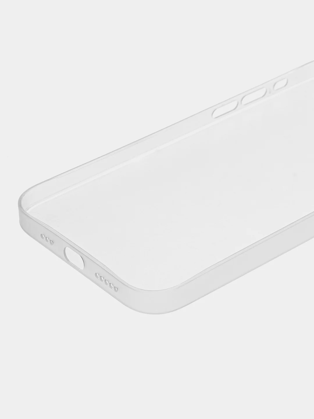 Белый чехол для iPhone 16, 16 Pro, 15 Pro Max, 12, 13, 14, 14 Pro, 11, карбон ультратонкий