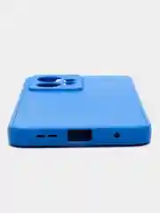 Синий чехол для Redmi Note 12 4G (Редми Нот 12 4Г), силиконовый, матовый