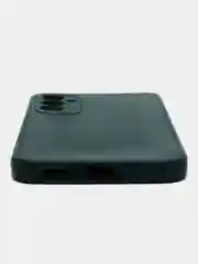 Тёмно-зелёный чехол для Samsung Galaxy A34 (Самсунг Галакси А34), силиконовый, матовый