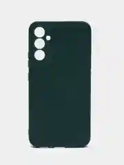 Тёмно-зелёный чехол для Samsung Galaxy A34 (Самсунг Галакси А34), силиконовый, матовый