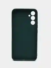Тёмно-зелёный чехол для Samsung Galaxy A34 (Самсунг Галакси А34), силиконовый, матовый