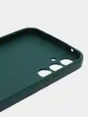 Тёмно-зелёный чехол для Samsung Galaxy A34 (Самсунг Галакси А34), силиконовый, матовый