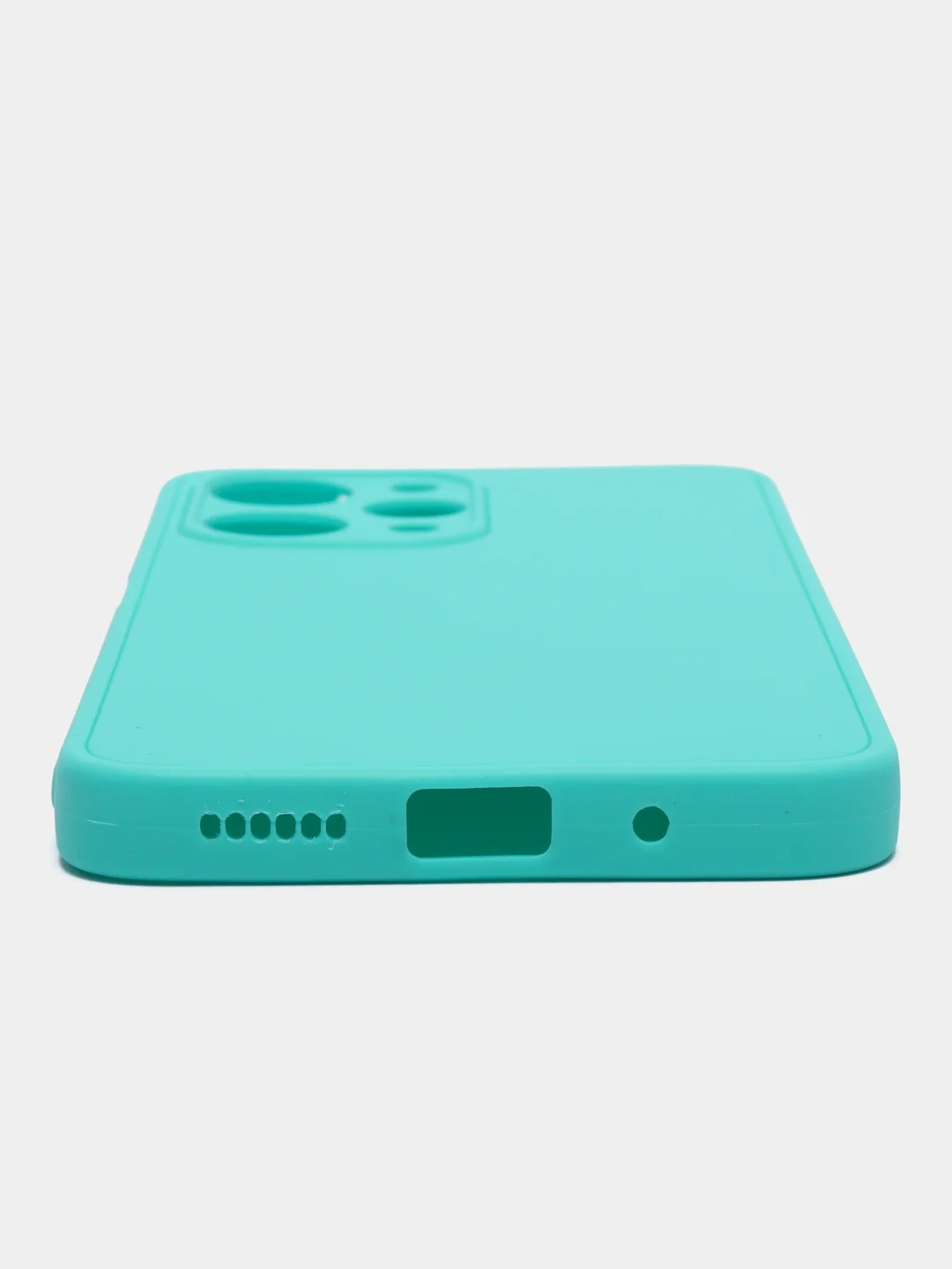 Бирюзовый чехол для Xiaomi Redmi 12 / Сяоми Редми 12, силиконовый, матовый