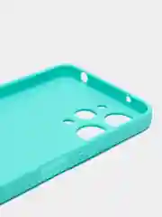 Бирюзовый чехол для Xiaomi Redmi 12 / Сяоми Редми 12, силиконовый, матовый