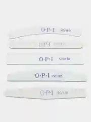 Серый пилка для ногтей OPI 100/180, 5 видов прямая лодочка