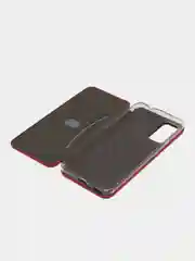 Красный чехол-книжка для Huawei Honor 30 Золотой и Красный цвета с карманом для карт