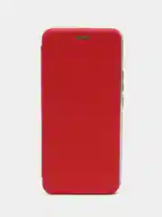 Красный чехол-книжка для Huawei Honor 30 Золотой и Красный цвета с карманом для карт