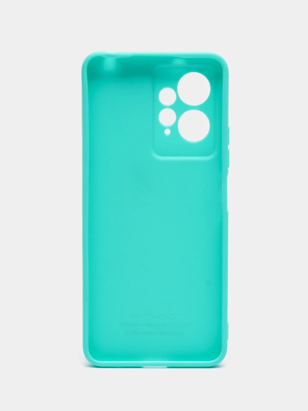 Бирюзовый чехол для Redmi Note 12 4G (Редми Нот 12 4Г), силиконовый, матовый