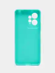 Бирюзовый чехол для Redmi Note 12 4G (Редми Нот 12 4Г), силиконовый, матовый