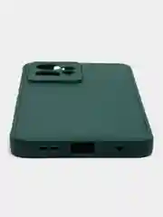 Тёмно-зелёный чехол для Redmi Note 12 4G (Редми Нот 12 4Г), силиконовый, матовый