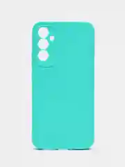 Бирюзовый чехол для Samsung Galaxy A34 (Самсунг Галакси А34), силиконовый, матовый