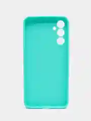 Бирюзовый чехол для Samsung Galaxy A34 (Самсунг Галакси А34), силиконовый, матовый