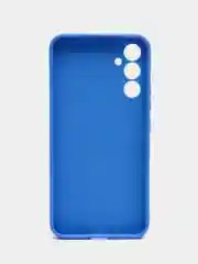 Синий чехол для Samsung Galaxy A34 (Самсунг Галакси А34), силиконовый, матовый