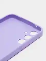 Сиреневый чехол для Samsung Galaxy A34 (Самсунг Галакси А34), силиконовый, матовый