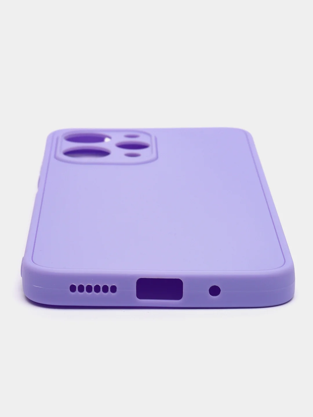 Сиреневый чехол для Xiaomi Redmi 12 / Сяоми Редми 12, силиконовый, матовый