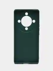 Тёмно-зелёный чехол для Honor X9a / Хонор Х9а, силиконовый, матовый