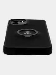 Угольный чехол Samsung Galaxy A03, Самсунг Галакси А03 силиконовый, магнитный, с кольцом