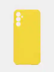 Желтый чехол для Samsung Galaxy A34 (Самсунг Галакси А34), силиконовый, матовый