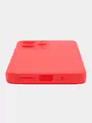 Красный чехол для Xiaomi Redmi 12 / Сяоми Редми 12, силиконовый, матовый