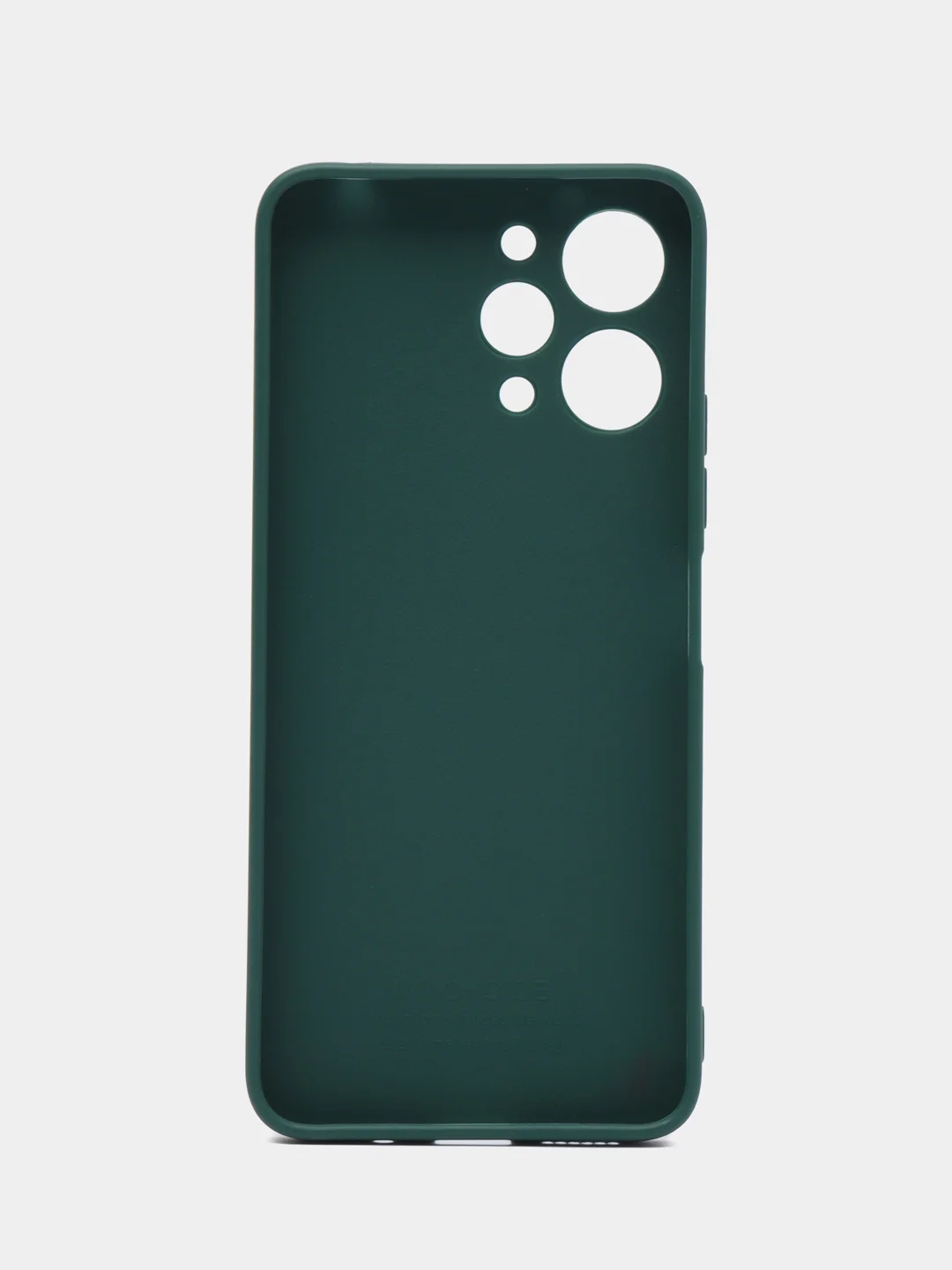 Тёмно-зелёный чехол для Xiaomi Redmi 12 / Сяоми Редми 12, силиконовый, матовый