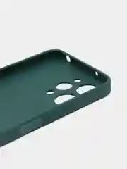 Тёмно-зелёный чехол для Xiaomi Redmi 12 / Сяоми Редми 12, силиконовый, матовый