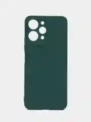Тёмно-зелёный чехол для Xiaomi Redmi 12 / Сяоми Редми 12, силиконовый, матовый
