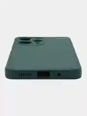 Тёмно-зелёный чехол для Xiaomi Redmi 12 / Сяоми Редми 12, силиконовый, матовый