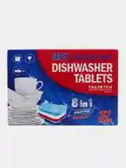 Красный таблетки для посудомоечных машин Ecologica all in one Fasty clean Action, 10 в 1