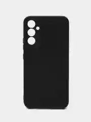 Черный чехол для Samsung Galaxy A34 (Самсунг Галакси А34), силиконовый, матовый